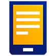 Illustration: tablet displaying electronic reconciliation file.