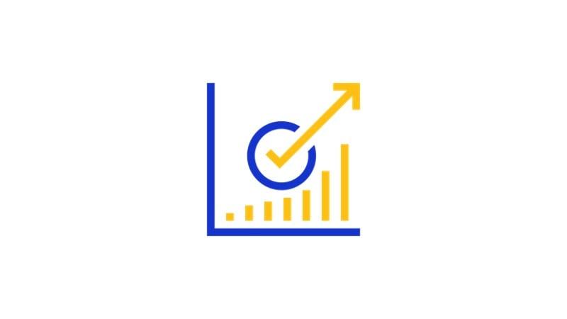 uptick graph icon
